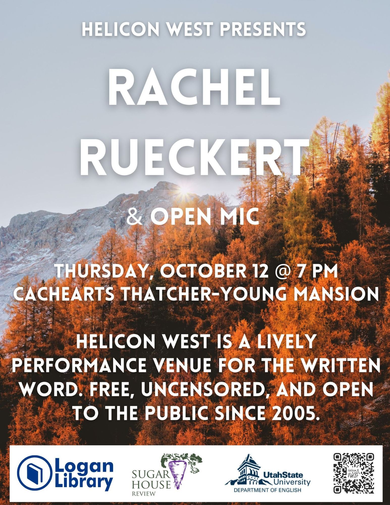 Helicon West Presents Rachel Rueckert