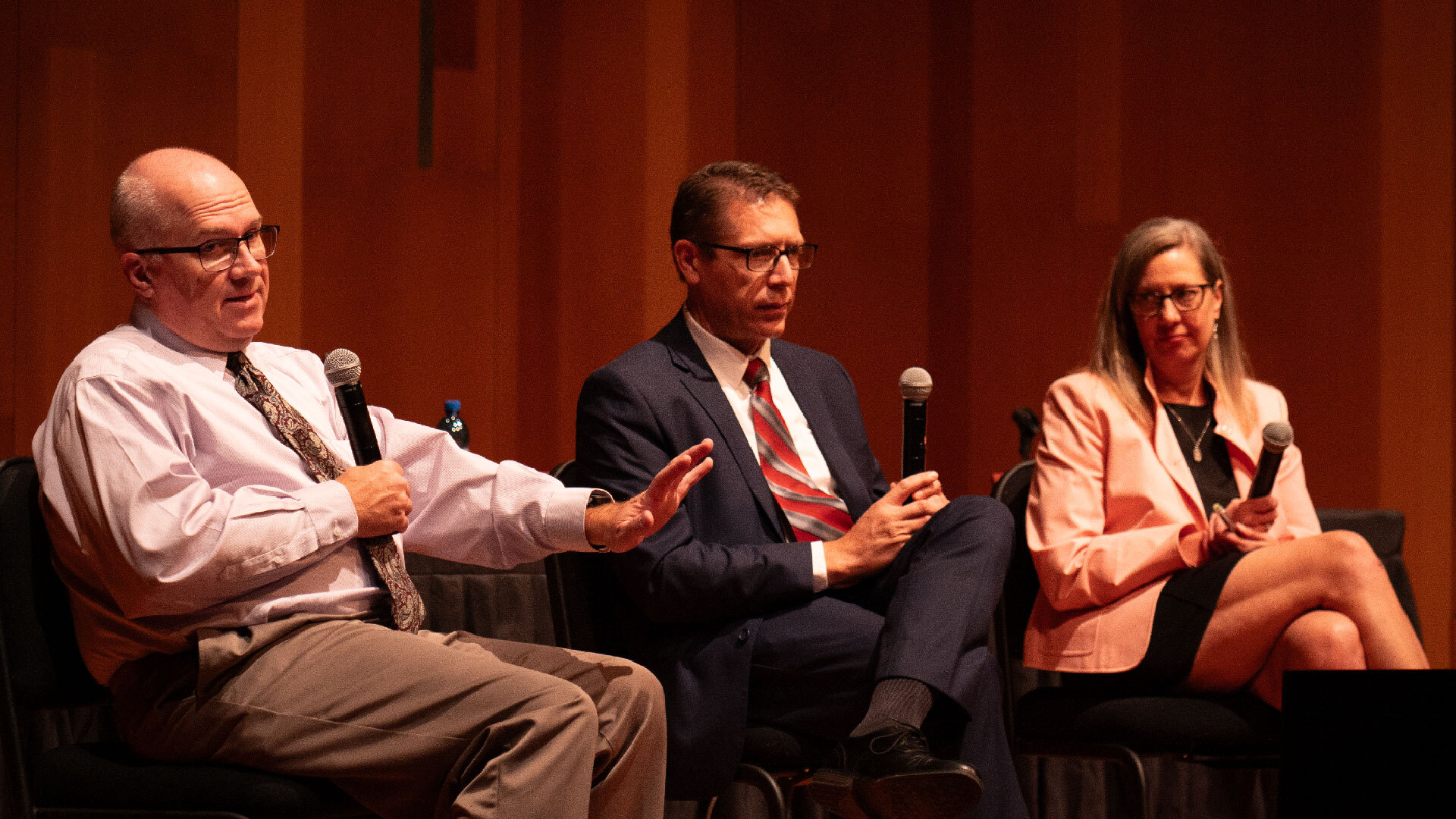 UCOA Judges Mortensen, Luthy, and Christiansen Forster participate in a Q&A at USU