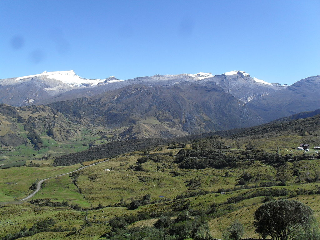the Sierra Nevada del Cocuy mountains in Colombia 