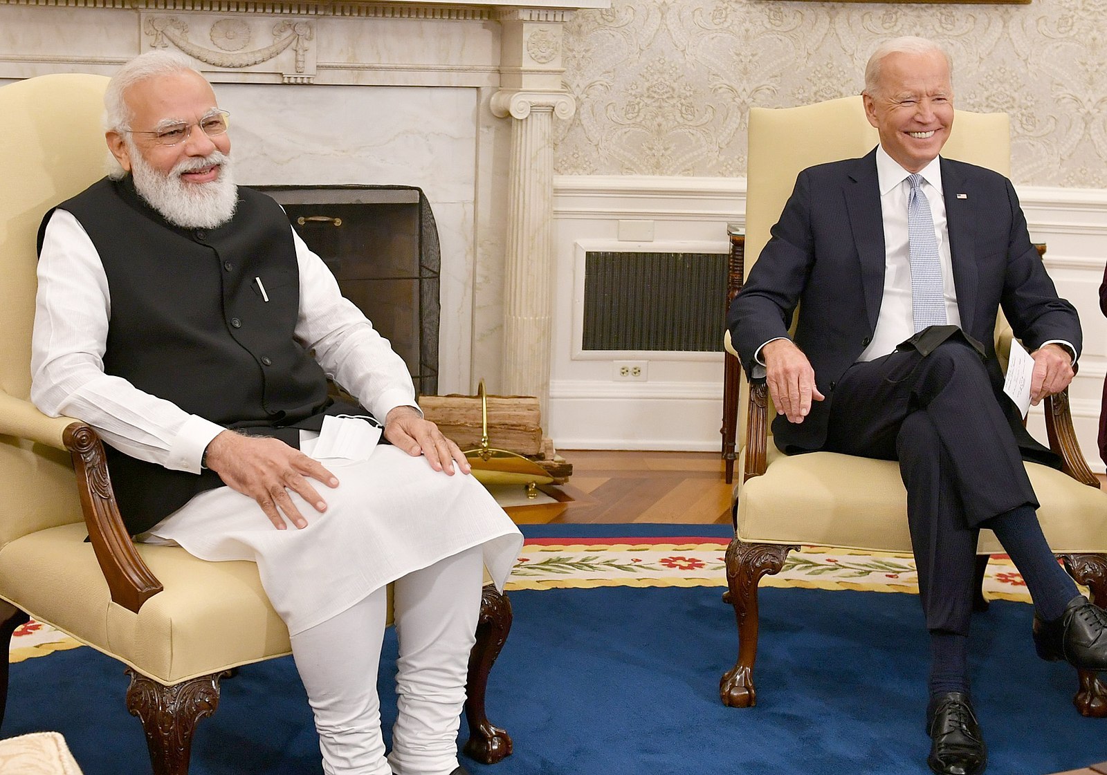 Prime Minister Narendra Modi of India and President Biden
