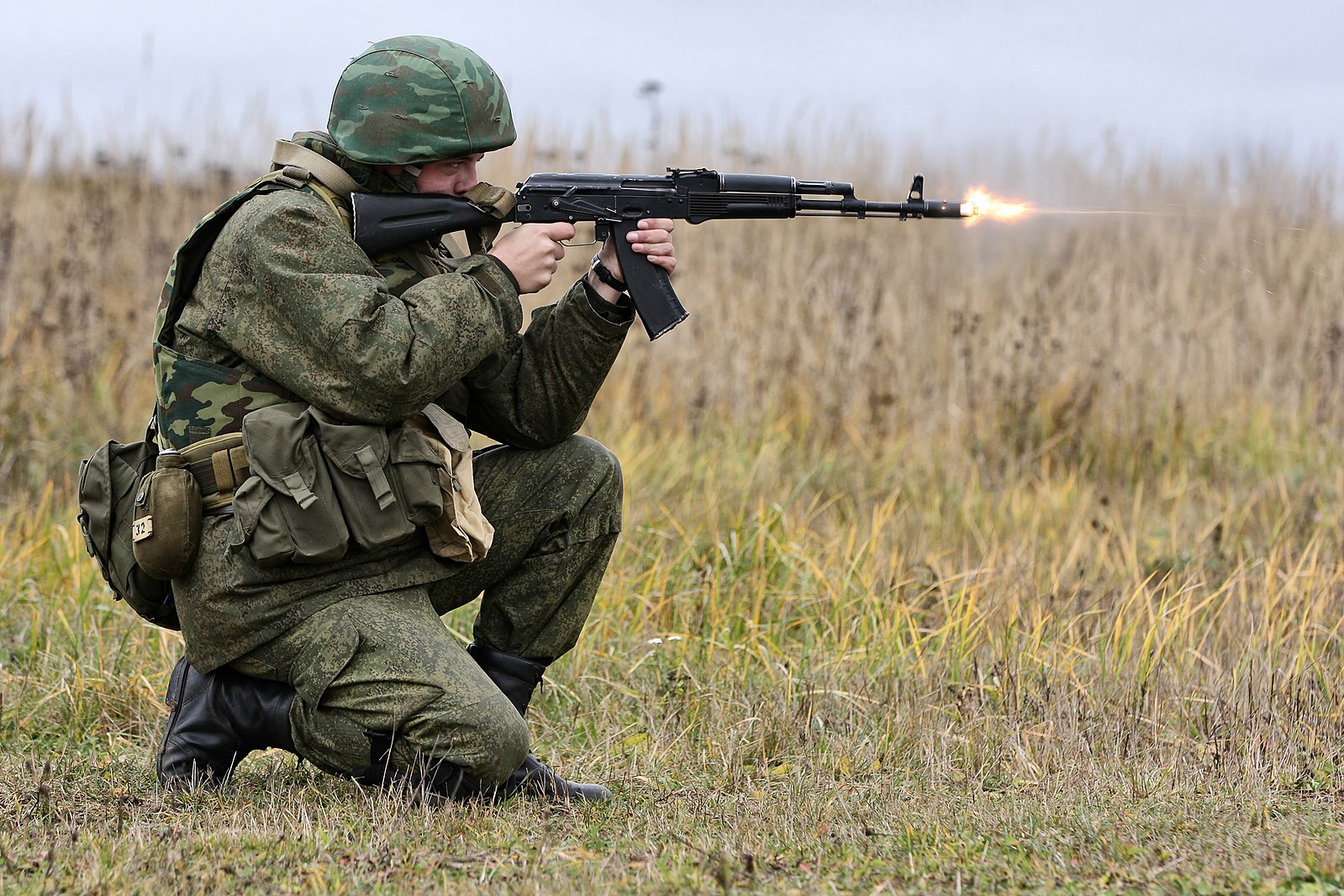 Russian soldier in 2012