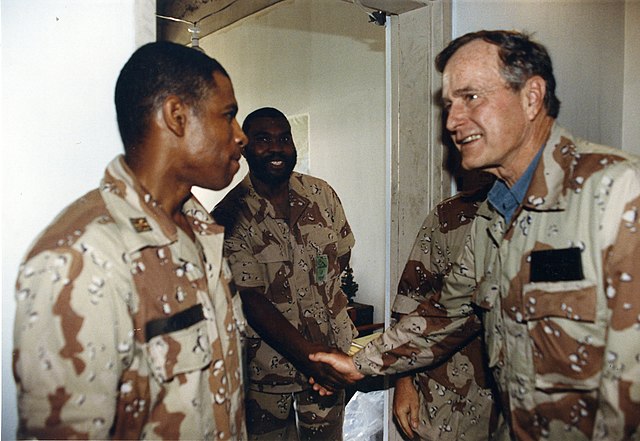 George H.W. Bush Visiting Somalia, January 1993 