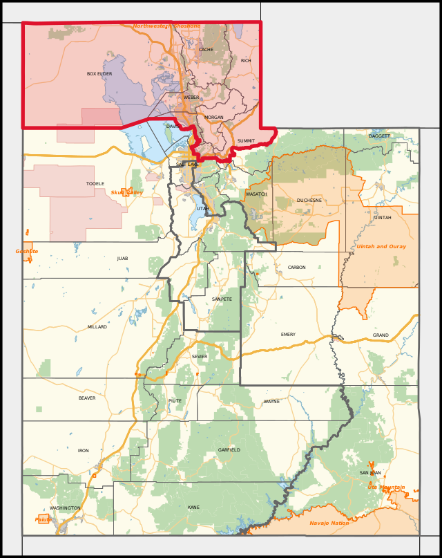 Utah’s congressional districts