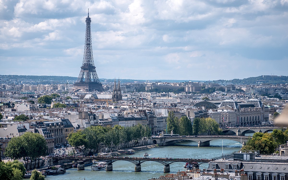 A view of Paris, where the Olympic Games will be held this upcoming summer.