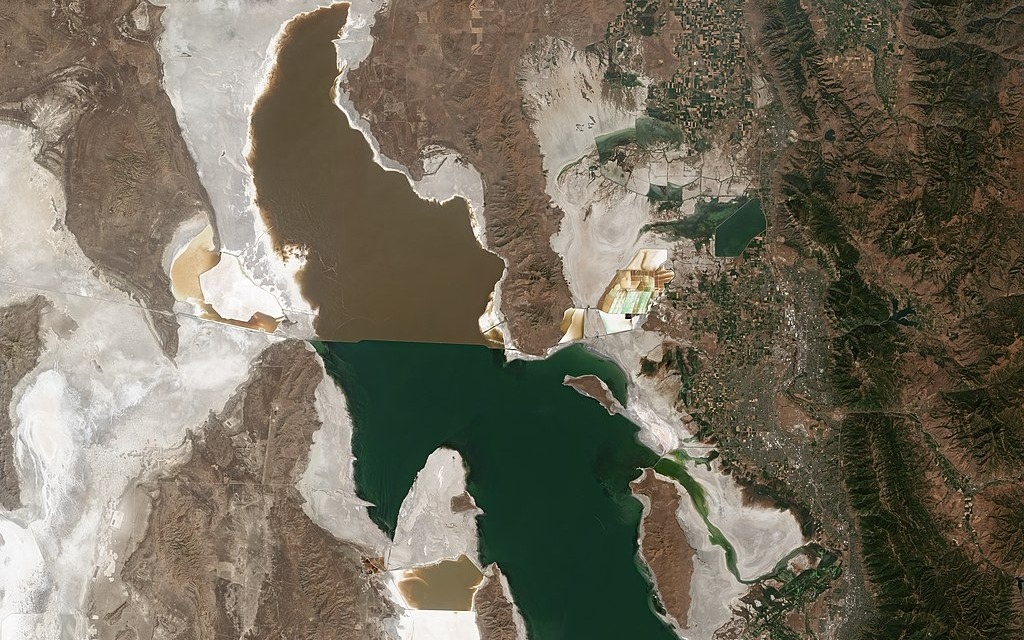 Great Salt Lake via Satellite