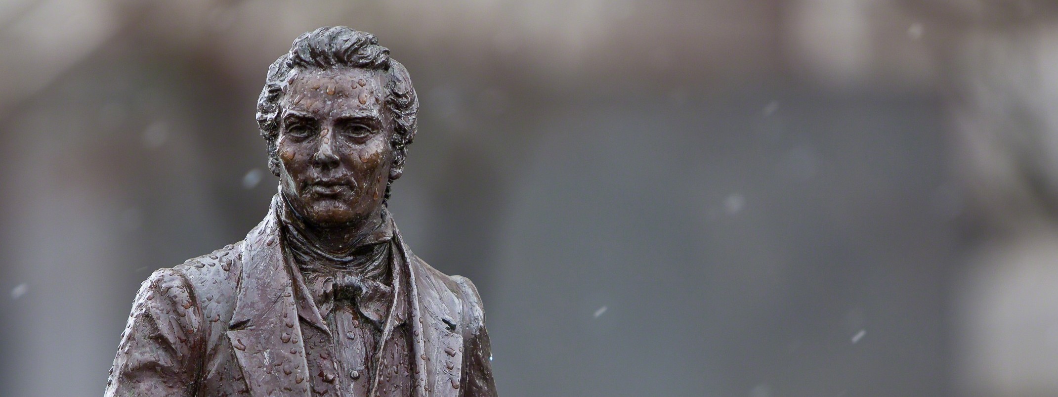 A statue of Joseph Smith