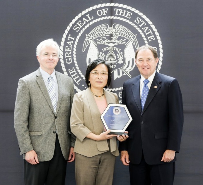 Wu Xu at the Governor's Award for Excellence Ceremony